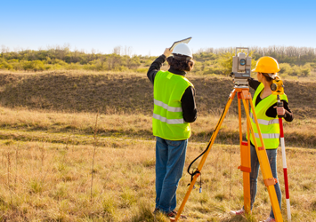 2 People Surveying